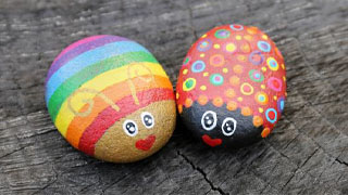 Ladybird Rock Painting Ladybird Rock Painting