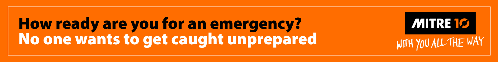 How ready are you for an emergency? No one wants to get caught unprepared.
