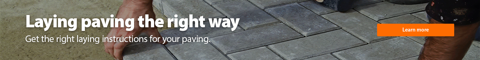 Laying paving the right way