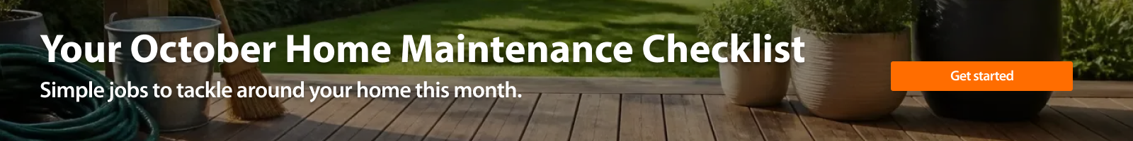 Your October Home Maintenance Checklist