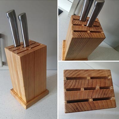 Ashlea's Grandad - Wooden Knife Block