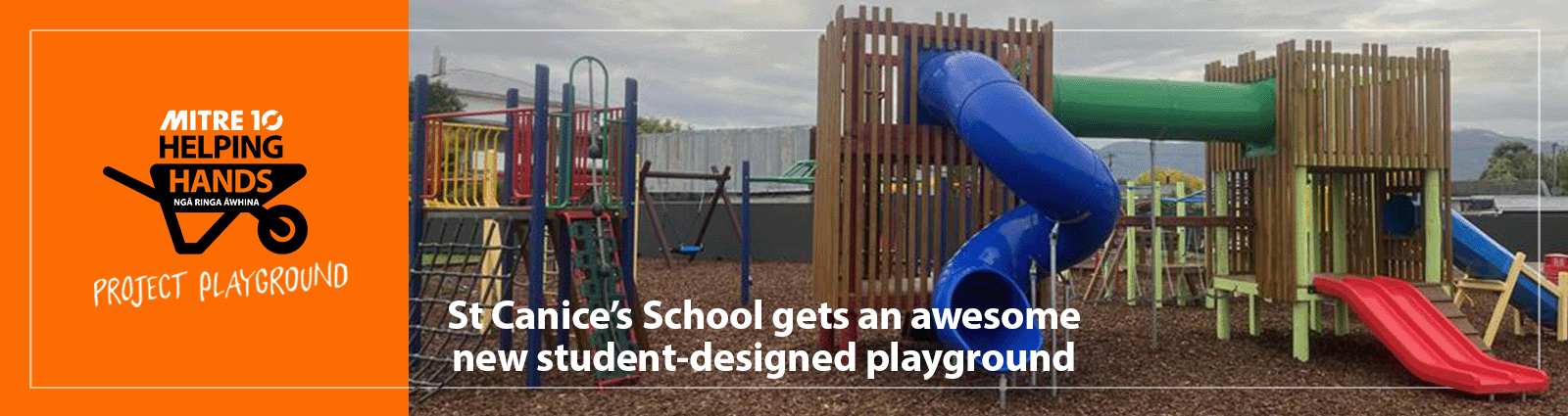 St Canice’s School gets an awesome new student-designed playground.