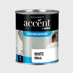 Accent Colour Sampler is a water based low sheen finish designed to aid your colour selection.