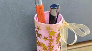 Toilet Paper Roll Pen Holder
