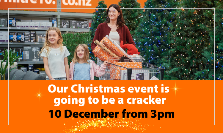 Mitre 10 Christmas Event - Join us for an absolute cracking day.