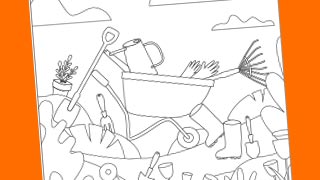Gardening Colouring In Sheet Gardening Colouring In Sheet