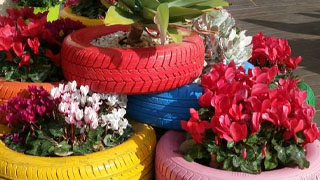 Upcycled Plant Pots