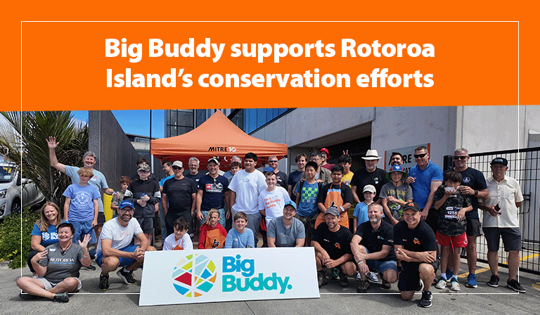 Big Buddy supports Rotoroa Island's conservation efforts