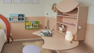 How to make a desk for a kids bedroom