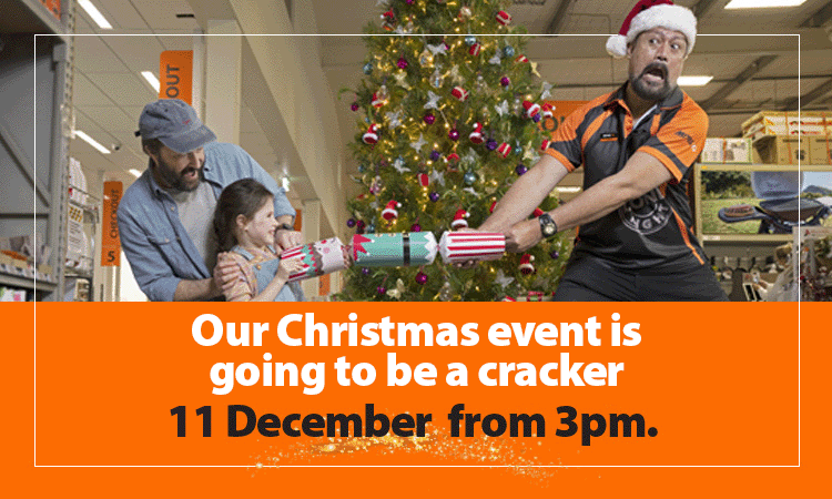 Mitre 10 Christmas Event - Join us for an absolute cracking day.