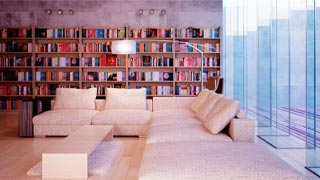 Install a bookcase