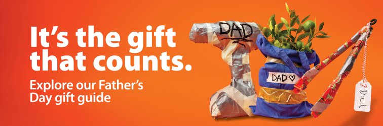 It's the gift that counts. Explore our Father's Day gift guide