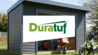 Duratuf sheds. 