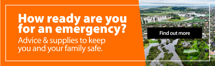 How ready are you for an emergency? Advice & supplies to keep you and your family safe.