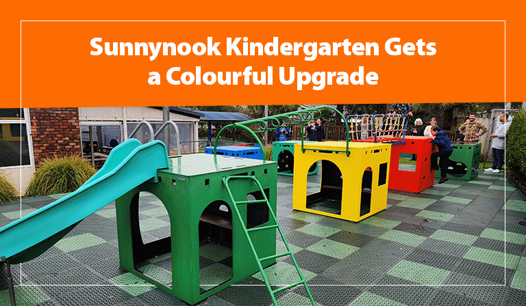 Sunnynook Kindergarten Gets a Colourful Upgrade