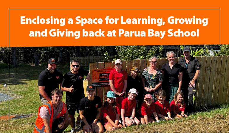 Enclosing a Space for Learning, Growing and Giving back at Parua Bay School