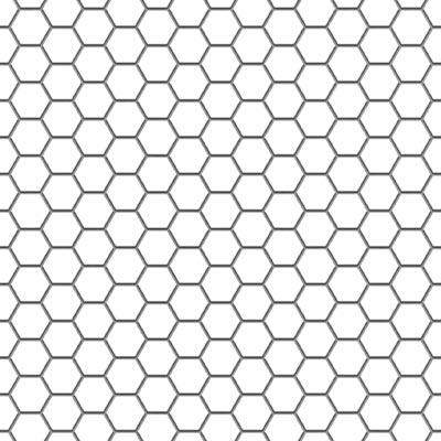 Hexagon Tile - White