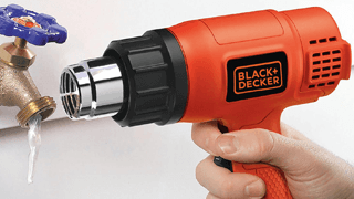 A Black + Decker heat gun A Black + Decker heat gun