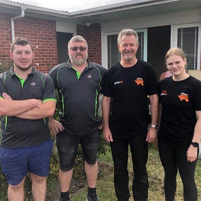 Floor Makeover - The Helping Hands team