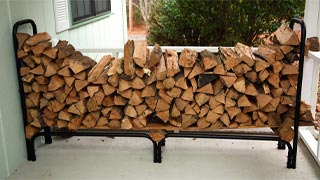 Stacking firewood