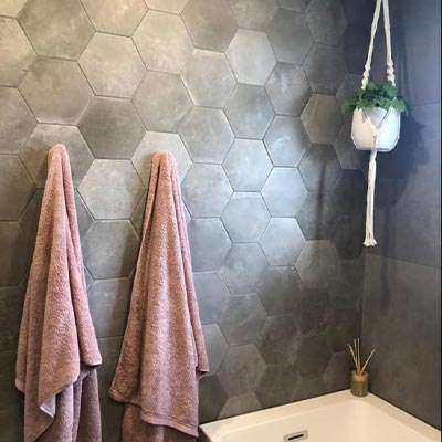 Tracey - Finished off the bathroom