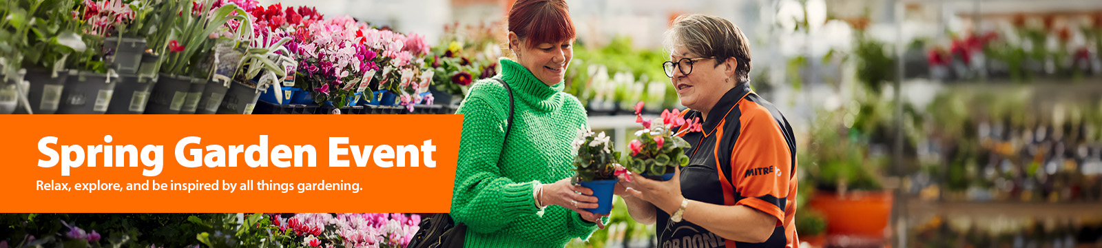 Spring Garden Event - Relax, explore, and be inspired by all things gardening.