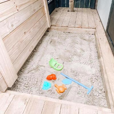 Ricky - Deck with Hidden Sandpit
