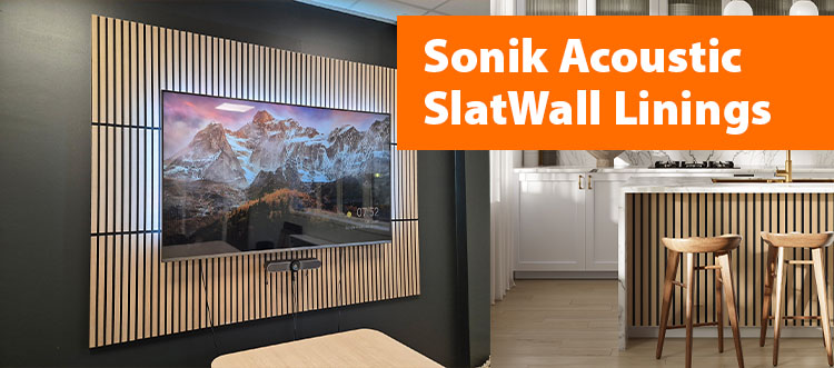 Sonik Acoustic SlatWall Linings