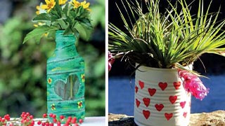 Can or Jar Flower Vase Can or Jar Flower Vase