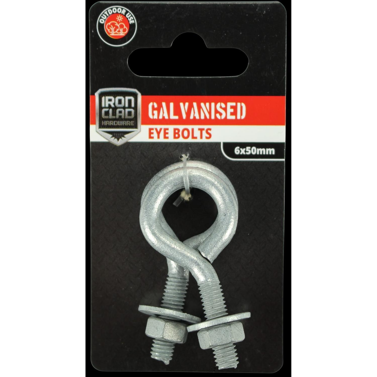 Eye Bolt 6x50mm Galvanised