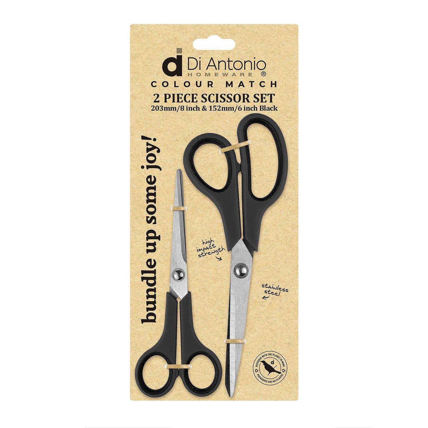Scissor Set 2 Piece Black