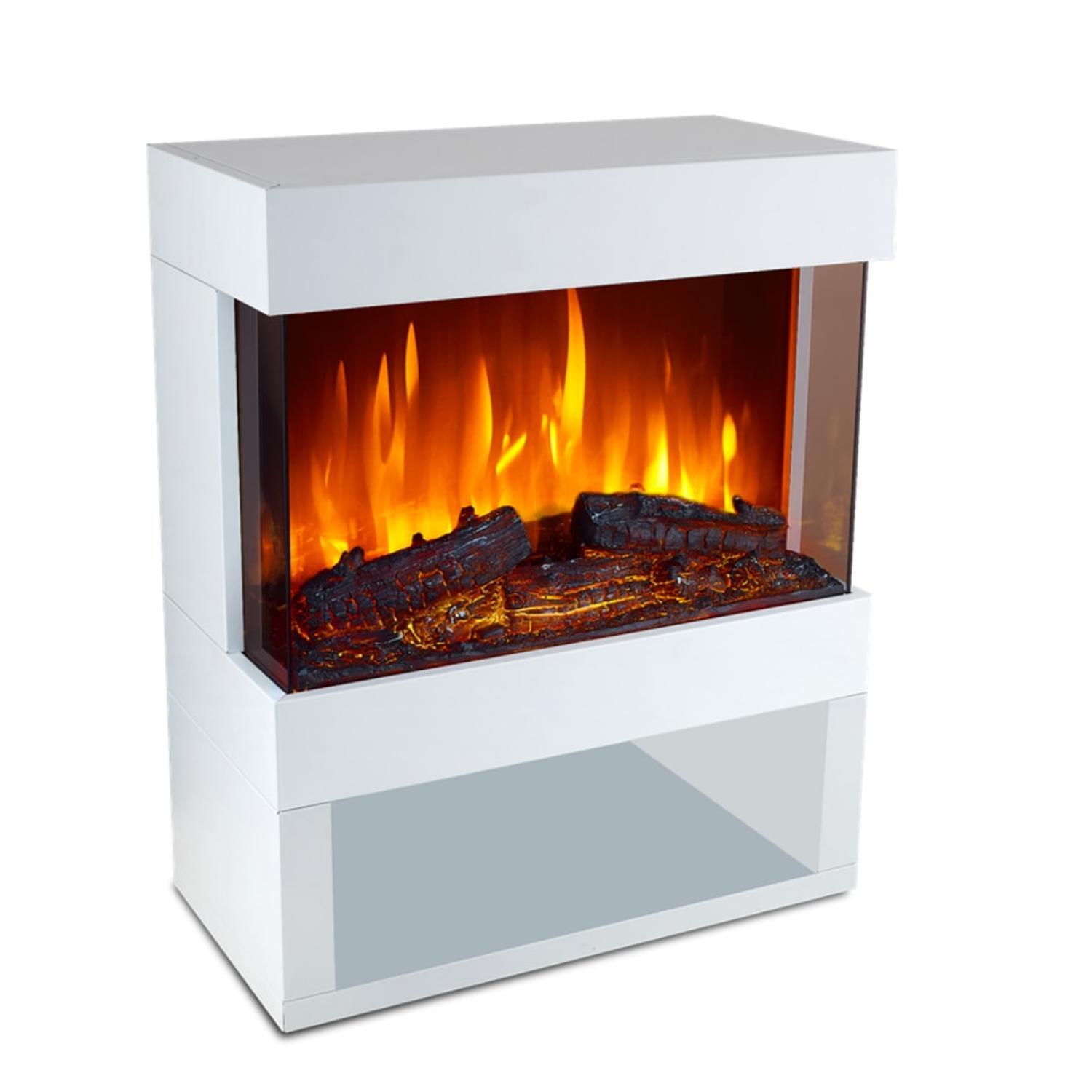 1800W Flame Effect Heater White