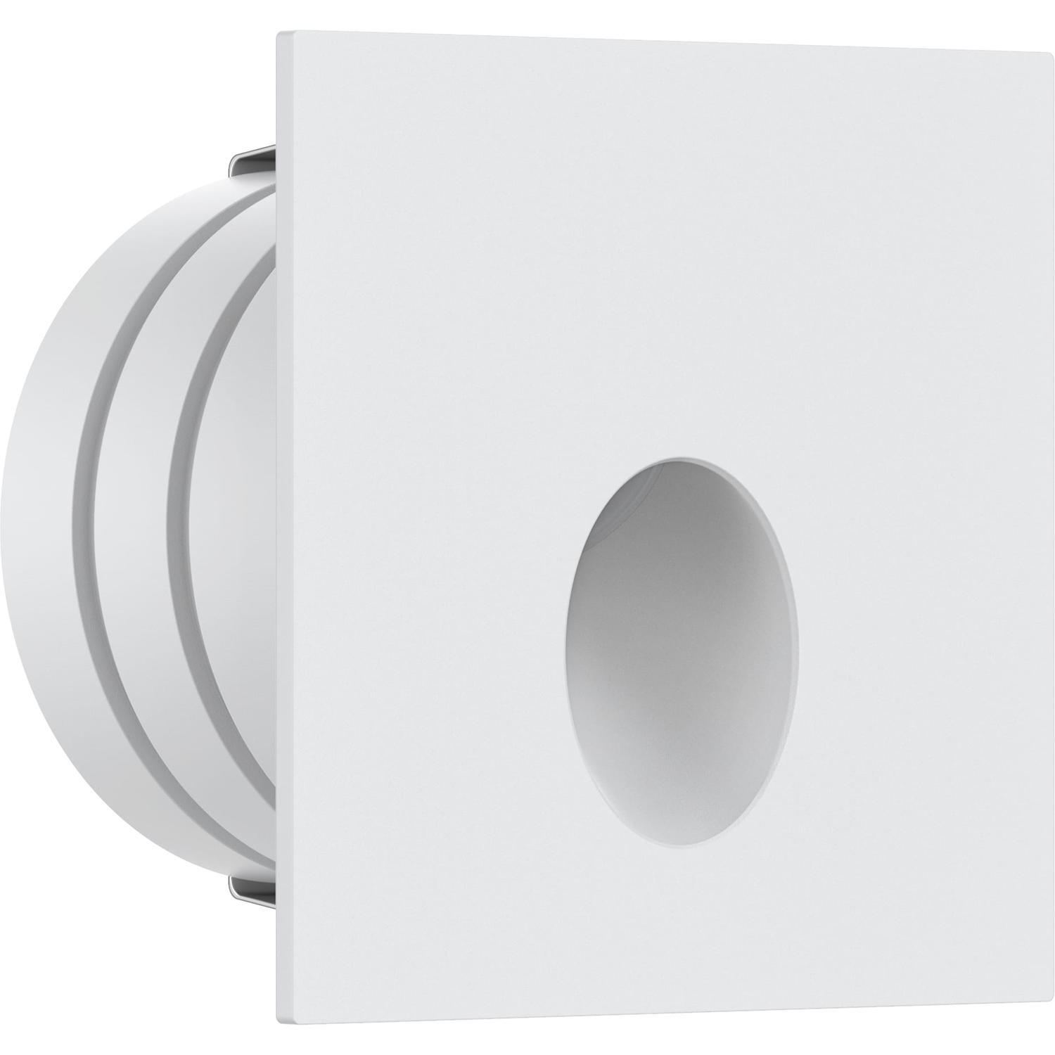 Square Outdoor Step Light 2W White