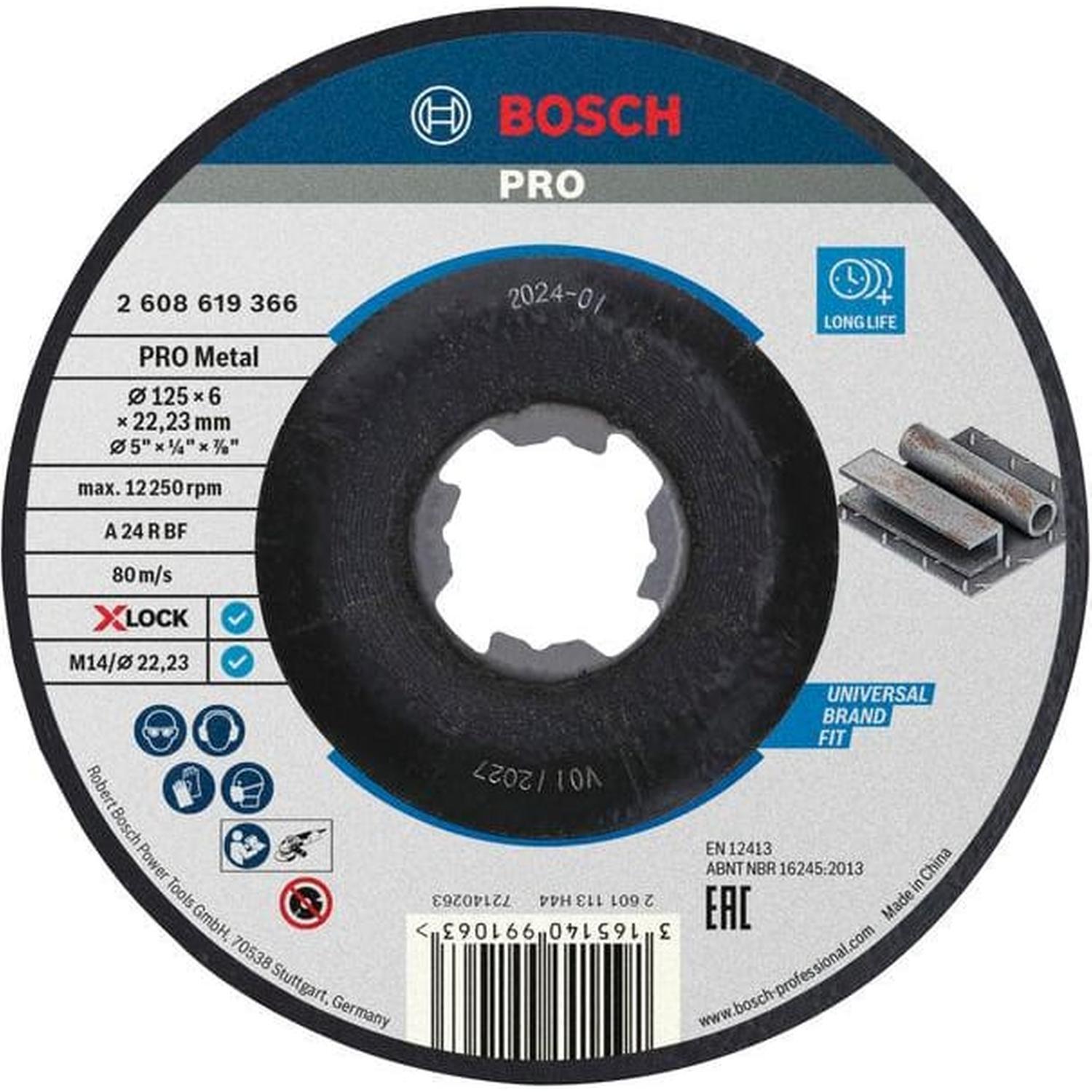 Metal Bonded Grinding Disc 125 x 6 x 22mm