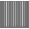VistaWall Vertical Slat Fence Panel H: 1800mm x W: 1800mm Black, Thunder