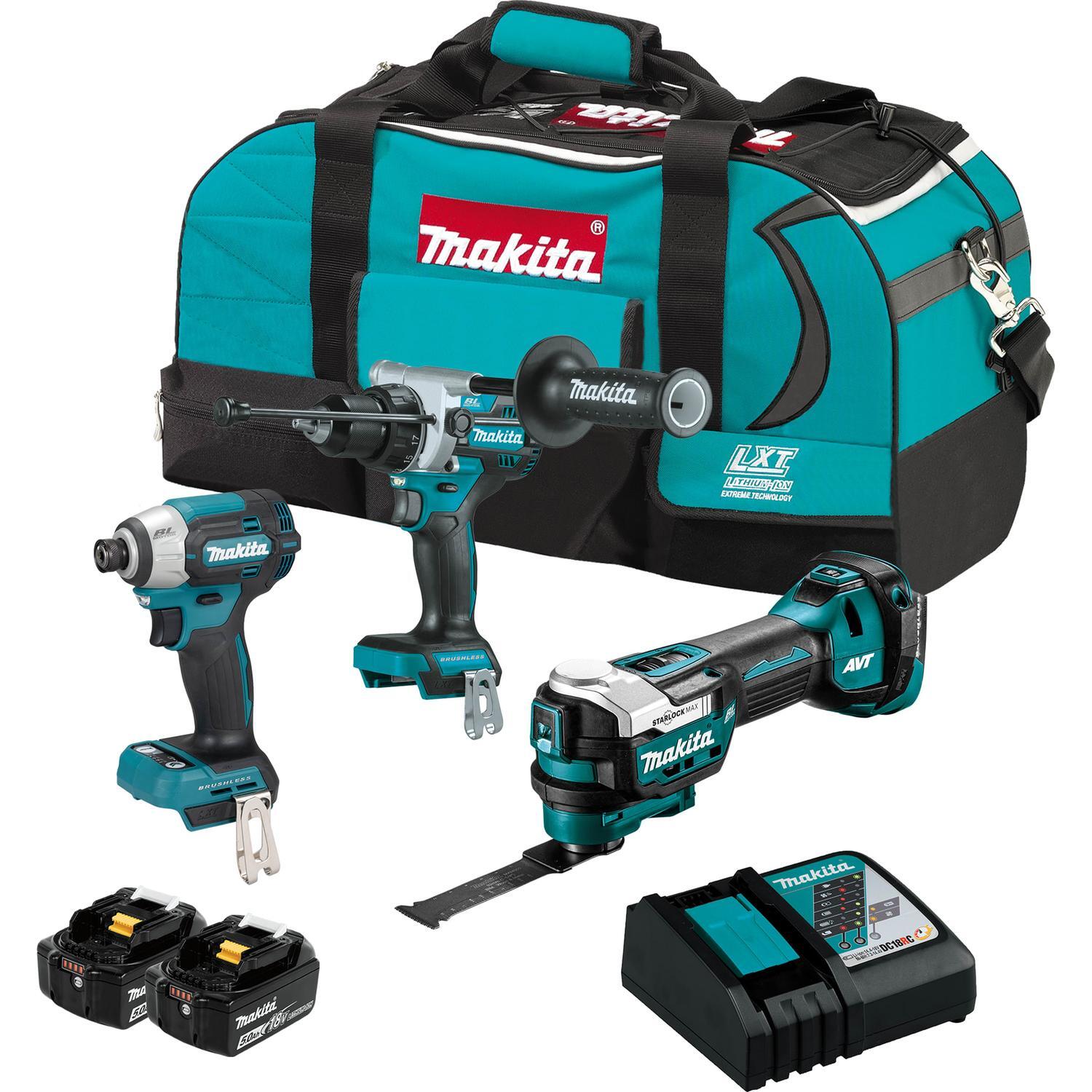 3 PC Hammer, Impact, Multi tool Kit  18 Volt