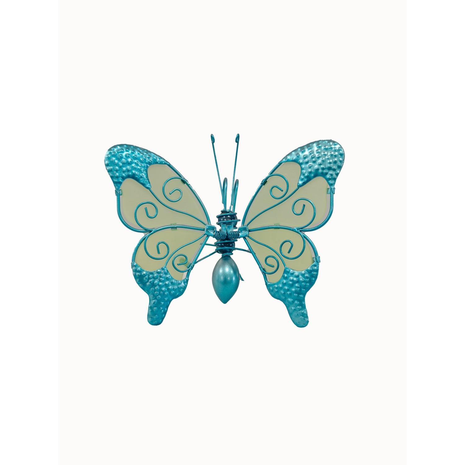 Butterfly Pot Hanger Garden Décor Blue