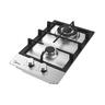 30cm Gas Hob Two Burners Stainless Steel