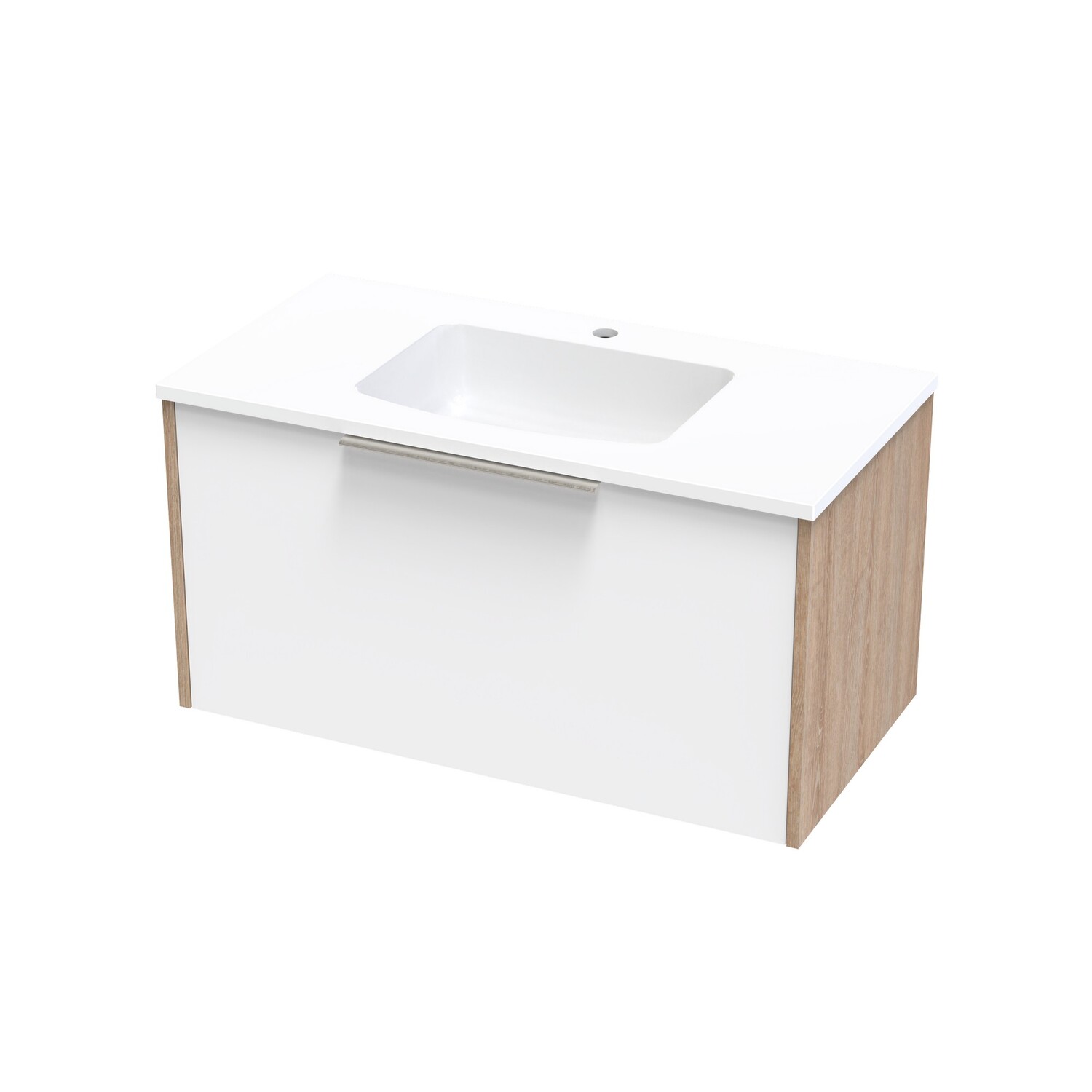 Single Drawer Wall Hung Vanity