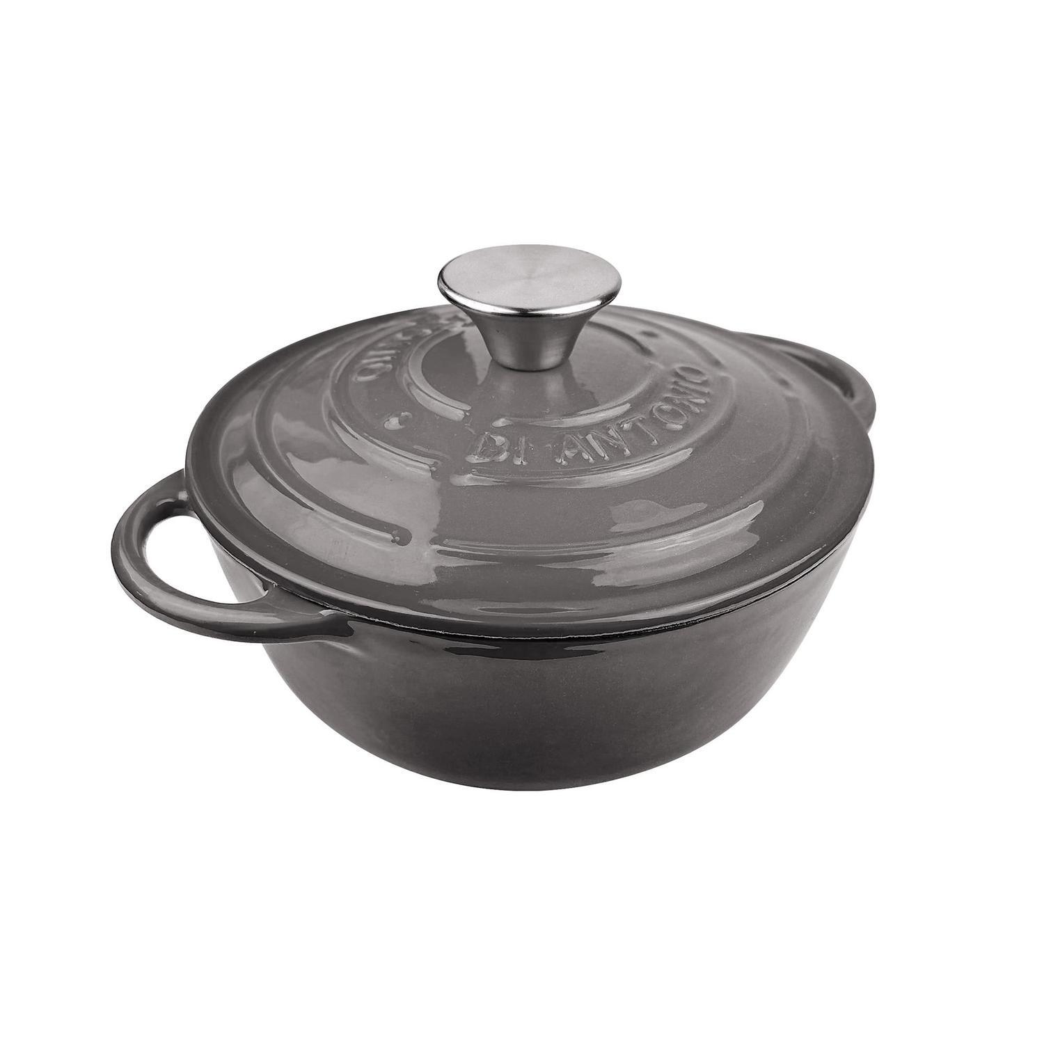 Casserole Dish Cast Iron 200mm Slate Grey