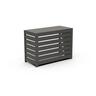 Utility Enclosure D:500mm W:1100mm H:800mm Slate Grey