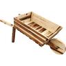 Acacia Wheel Barrow Planter