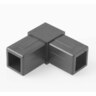 Connect-it 2 Way Corner Joiner 25.4mm Black