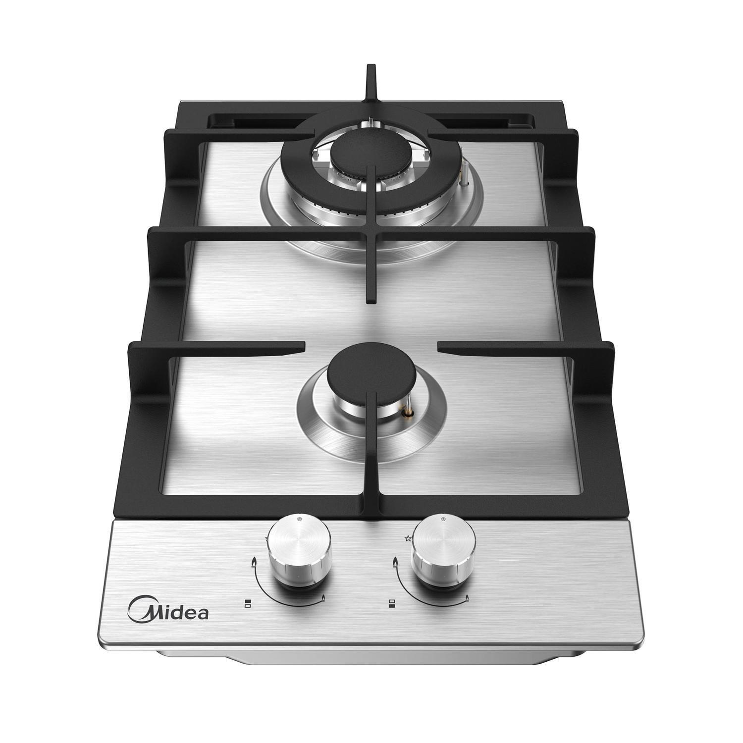 30cm Gas Hob Two Burners Stainless Steel