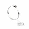 Perforated Band Clamp 65 to 89mm Silver