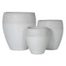 Vase Terrazzo Pot L White Gloss