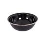 Enamel Bowl 160mm 160mm Black