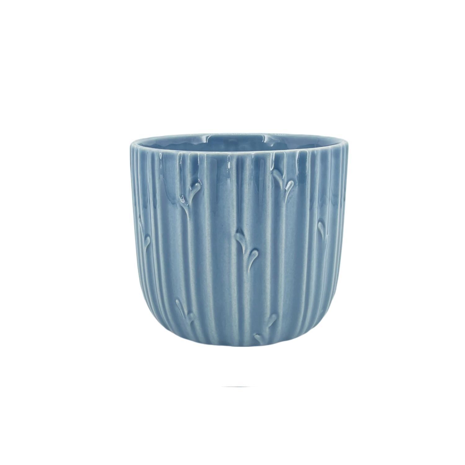 Bahia Ceramic Pot 12cm Blue