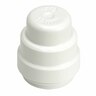 Stop End 22mm White