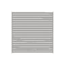 Aluminium Slat Fence Panel H:1750mm, W:1800mm D:60mm White